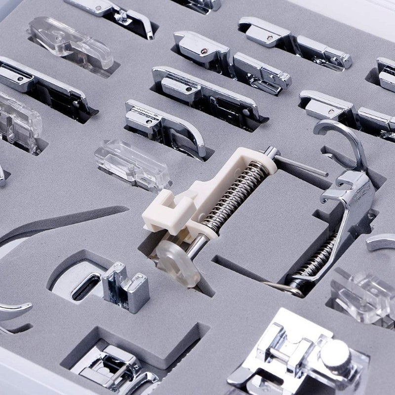 YEQIN Professional Domestic 52pcs Sewing Foot Sewing Machine Feet Presser Feet Set with Plastic Storage Box for Brother, Singer, Janome, Babylock,Toyota,New Home, and Kenmore Low Shank Sewing Machine - Image 4